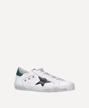Golden Goose - Superstar Leather and Canvas Sneakers image number 0