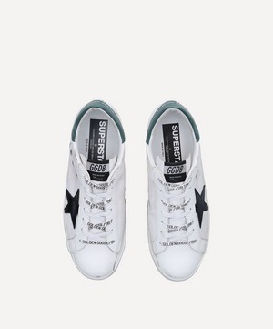 Golden Goose - Superstar Leather and Canvas Sneakers image number 1