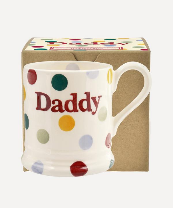 Emma Bridgewater - Polka Dot Daddy Boxed Half-Pint Mug image number null