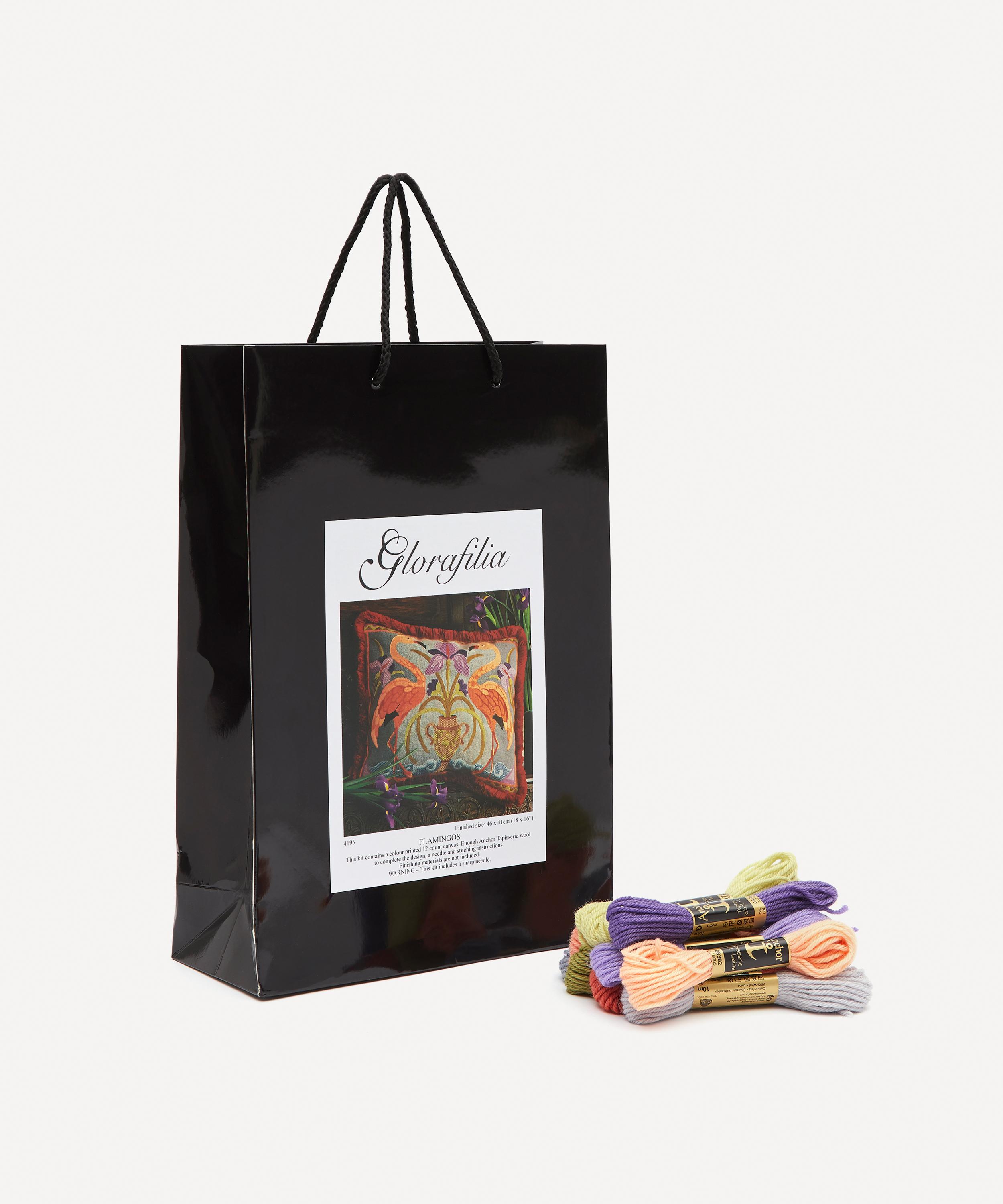 Glorafilia - Flamingos Cushion Needlepoint Kit image number 0