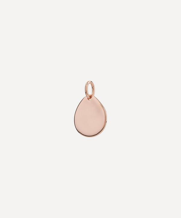 Monica Vinader - Rose Gold Plated Vermeil Silver Siren Small Pendant Charm image number null