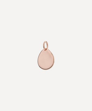 Monica Vinader - Rose Gold Plated Vermeil Silver Siren Small Pendant Charm image number 0