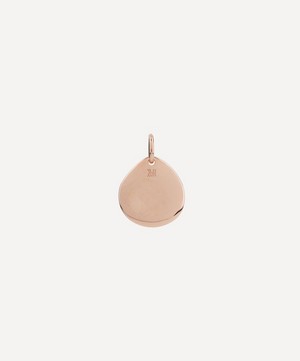 Monica Vinader - Rose Gold Plated Vermeil Silver Siren Small Pendant Charm image number 3