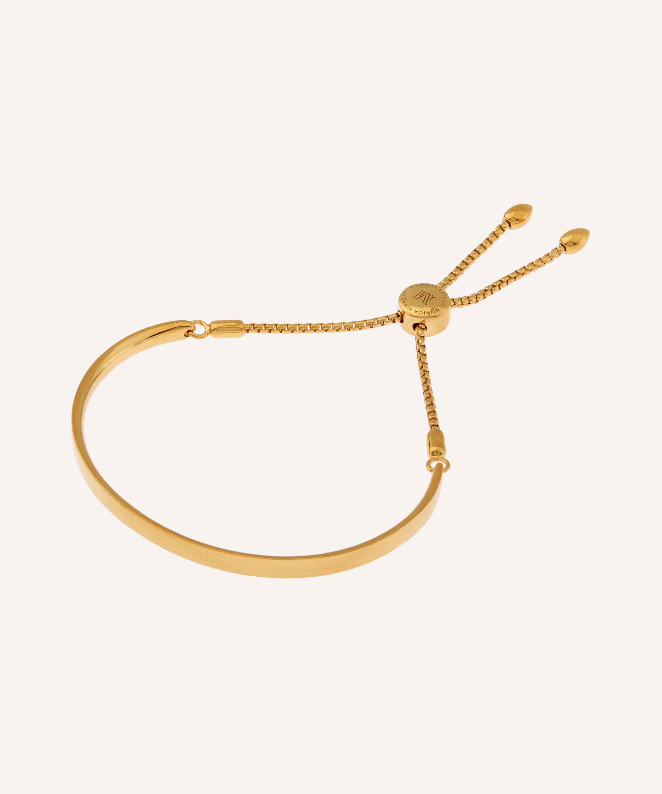 Monica Vinader - Gold Plated Vermeil Silver Fiji Chain Friendship Bracelet image number 0