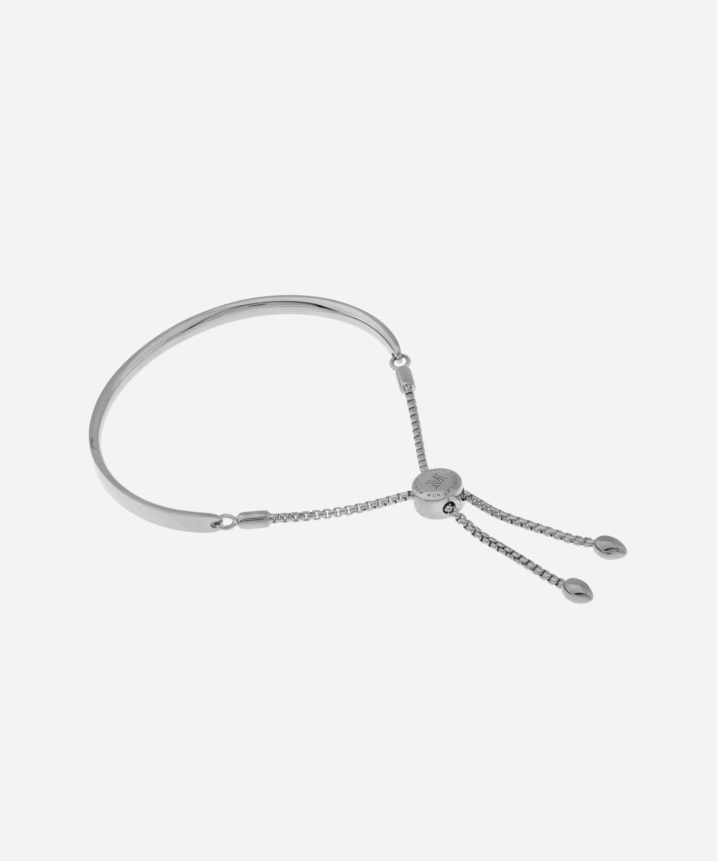 Monica Vinader - Silver Fiji Chain Friendship Bracelet image number 2