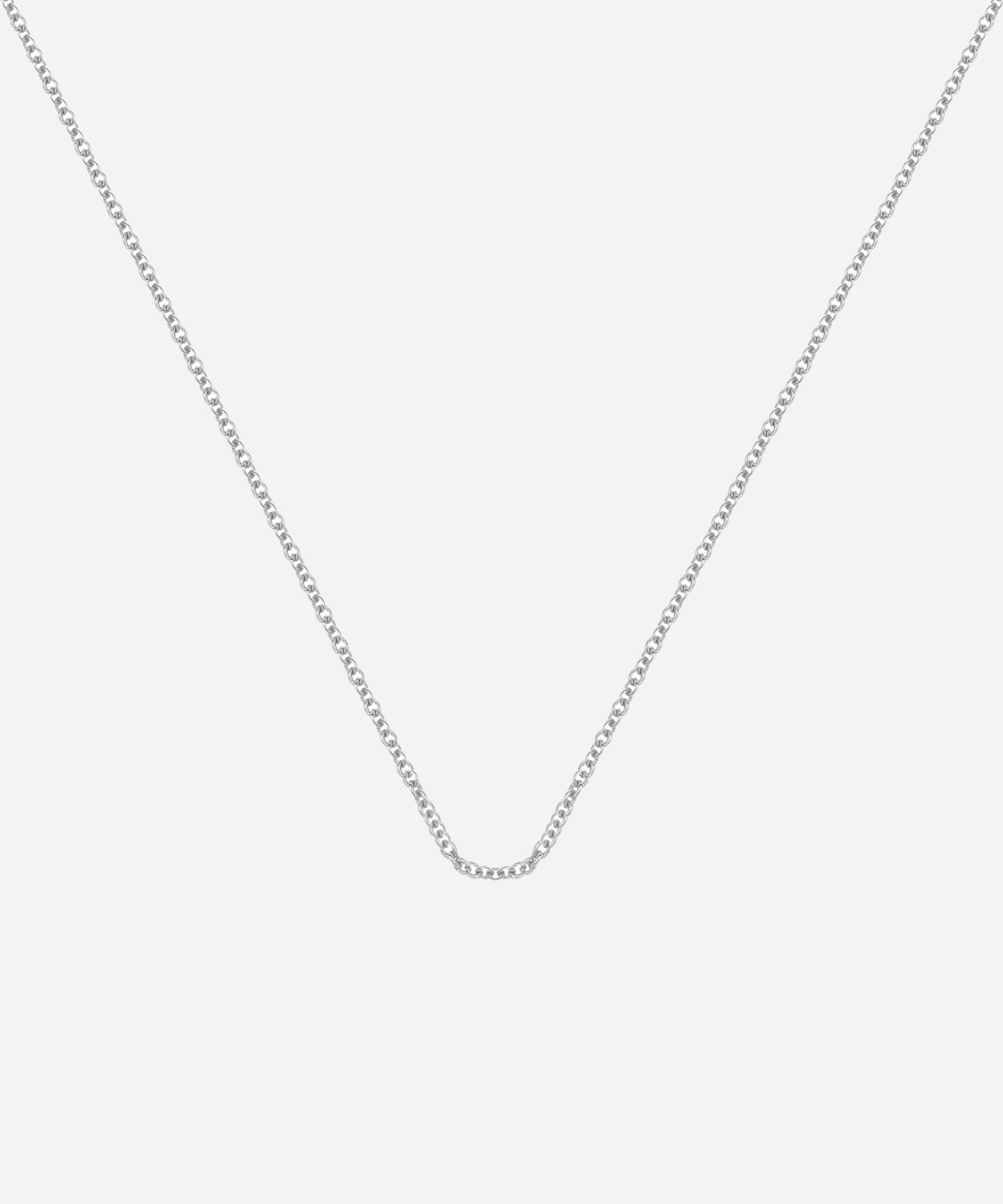 Monica Vinader - Silver 17-Inch Rolo Chain image number 0