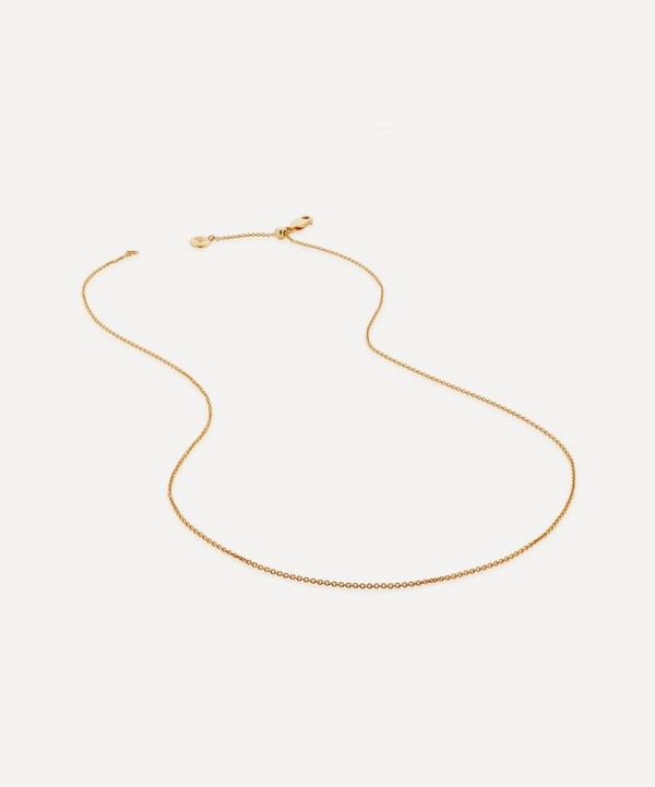 Monica Vinader - Gold Plated Vermeil Silver Short Rolo Chain image number null