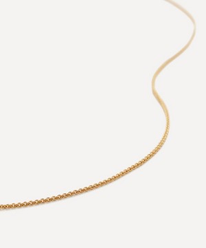 Monica Vinader - Gold Plated Vermeil Silver Short Rolo Chain image number 1