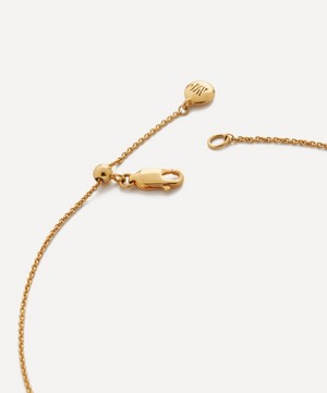 Monica Vinader - Gold Plated Vermeil Silver Short Rolo Chain image number 2