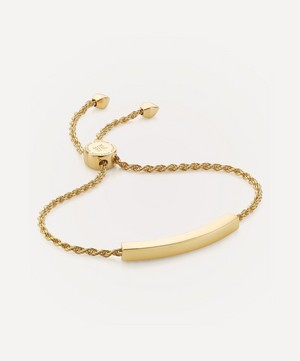Monica Vinader - Gold Plated Vermeil Silver Linear Chain Bracelet image number 0