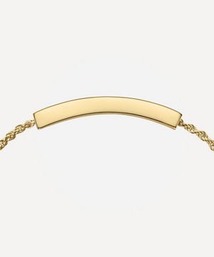 Monica Vinader - Gold Plated Vermeil Silver Linear Chain Bracelet image number 2
