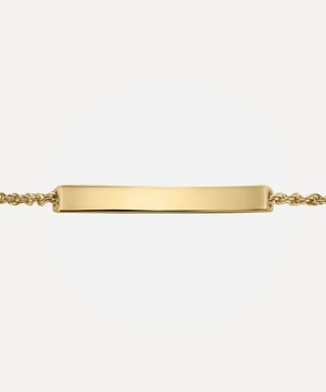 Monica Vinader - Gold Plated Vermeil Silver Linear Chain Bracelet image number 3