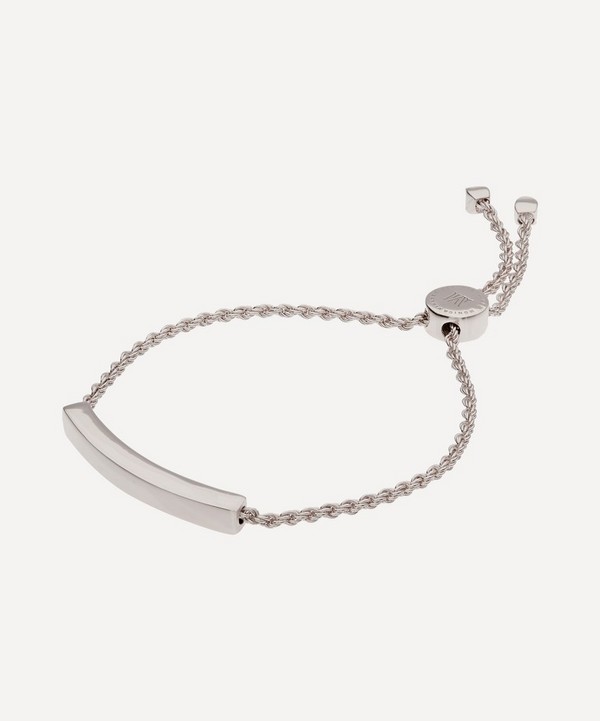 Monica Vinader - Silver Linear Chain Bracelet image number null