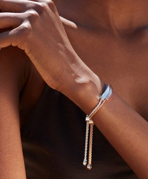 Monica Vinader - Silver Linear Chain Bracelet image number 1
