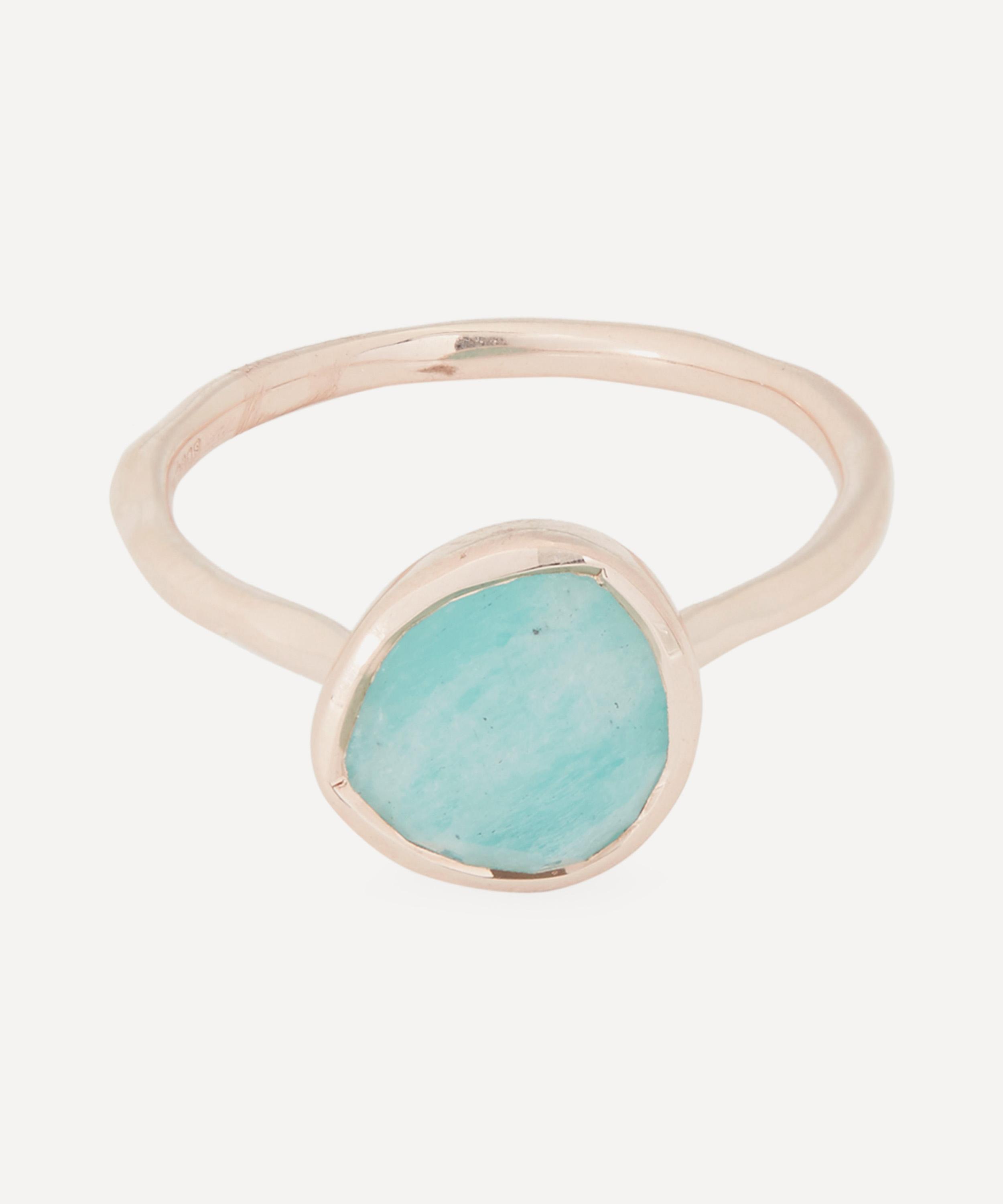 Monica Vinader Rose Gold Plated Vermeil Silver Siren