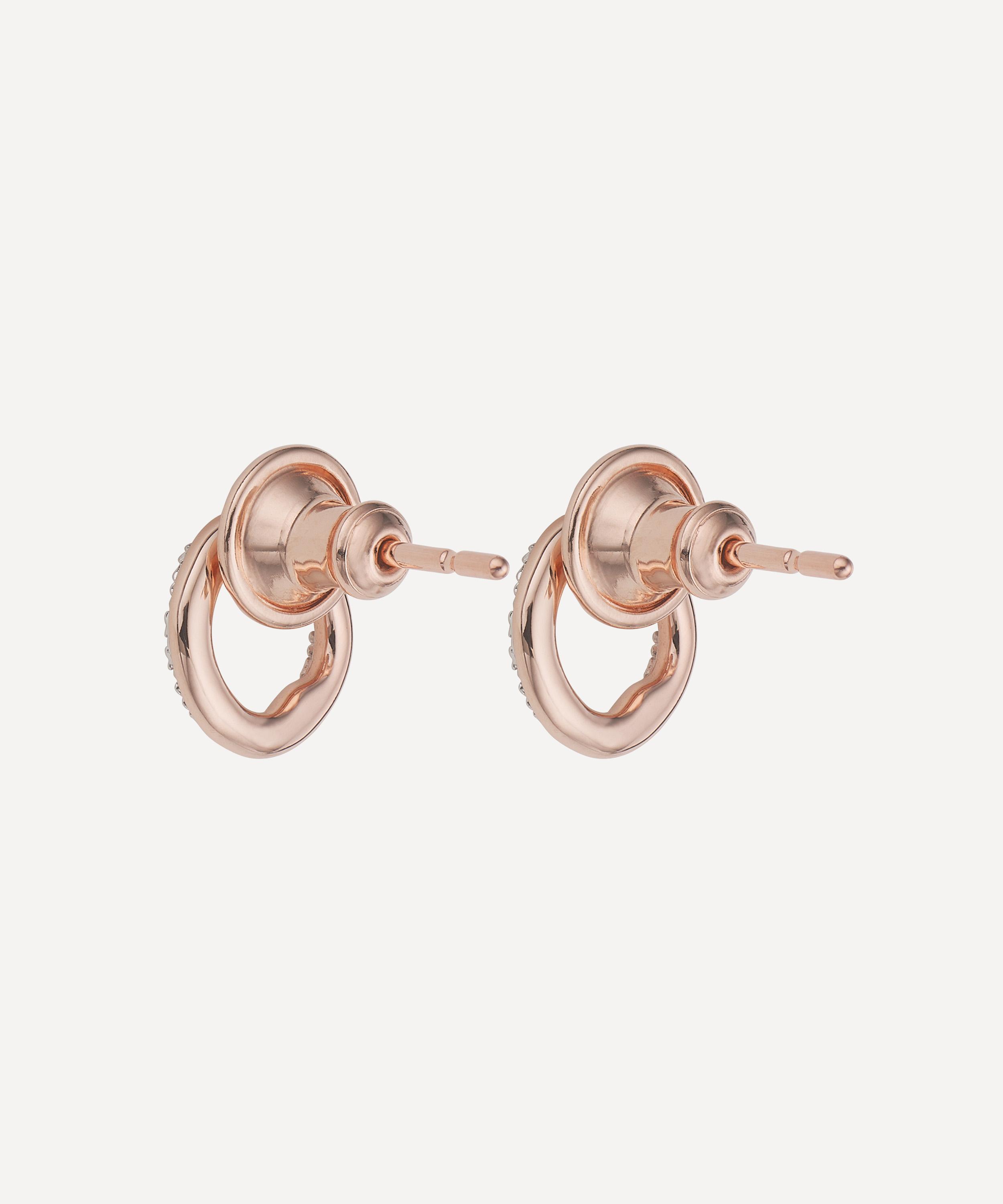Monica vinader riva diamond circle stud earrings shop