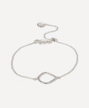 Monica Vinader - Silver Riva Diamond Kite Chain Bracelet image number 0