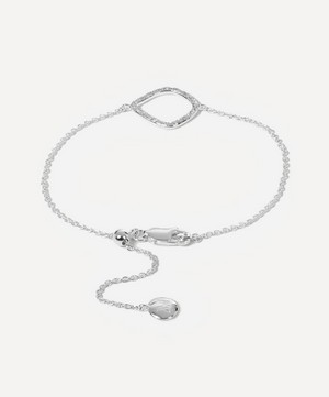 Monica Vinader - Silver Riva Diamond Kite Chain Bracelet image number 3