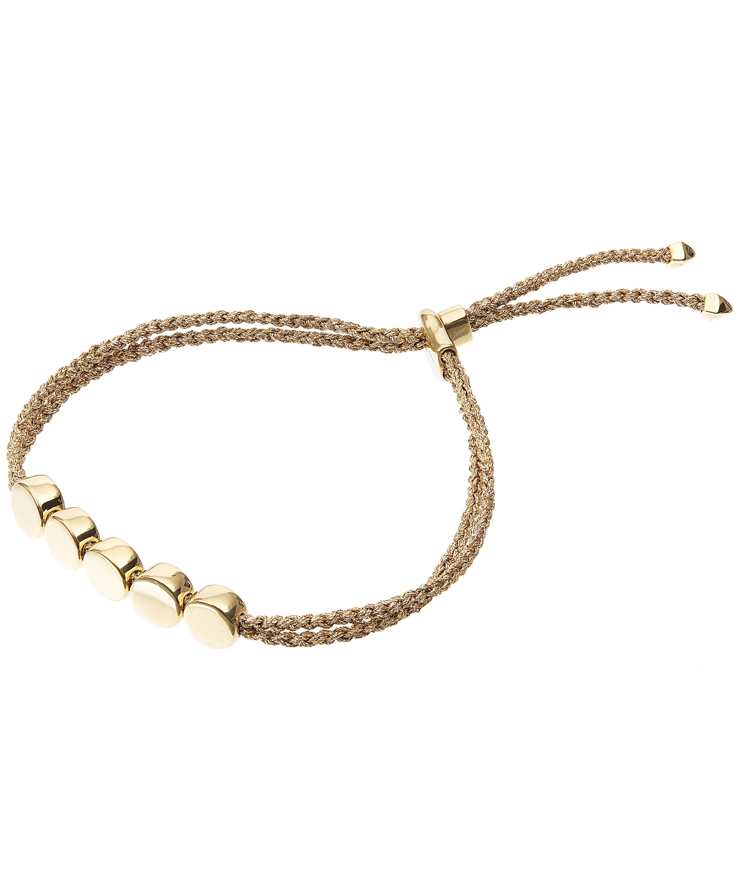 Monica Vinader - Gold Plated Vermeil Silver Linear Bead Friendship Bracelet image number 