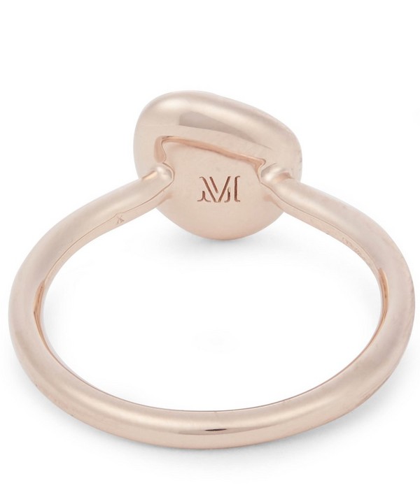 Monica Vinader Rose Gold Plated Vermeil Silver Nura Small Pebble Stacking  Ring | Liberty