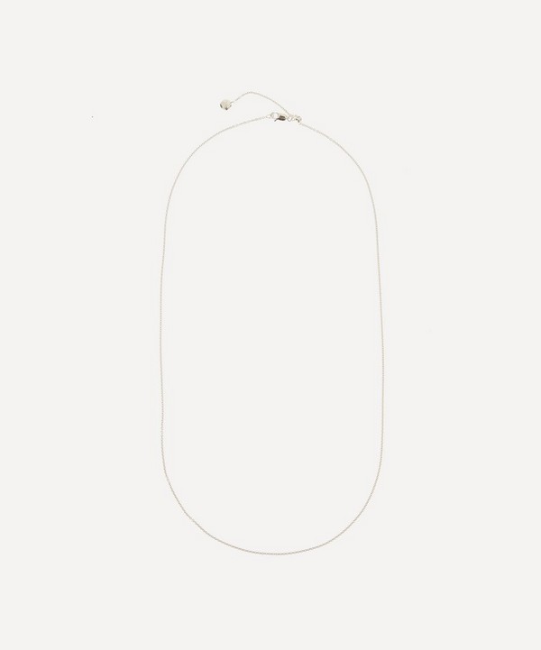 Monica Vinader - Silver Fine Chain Necklace image number null