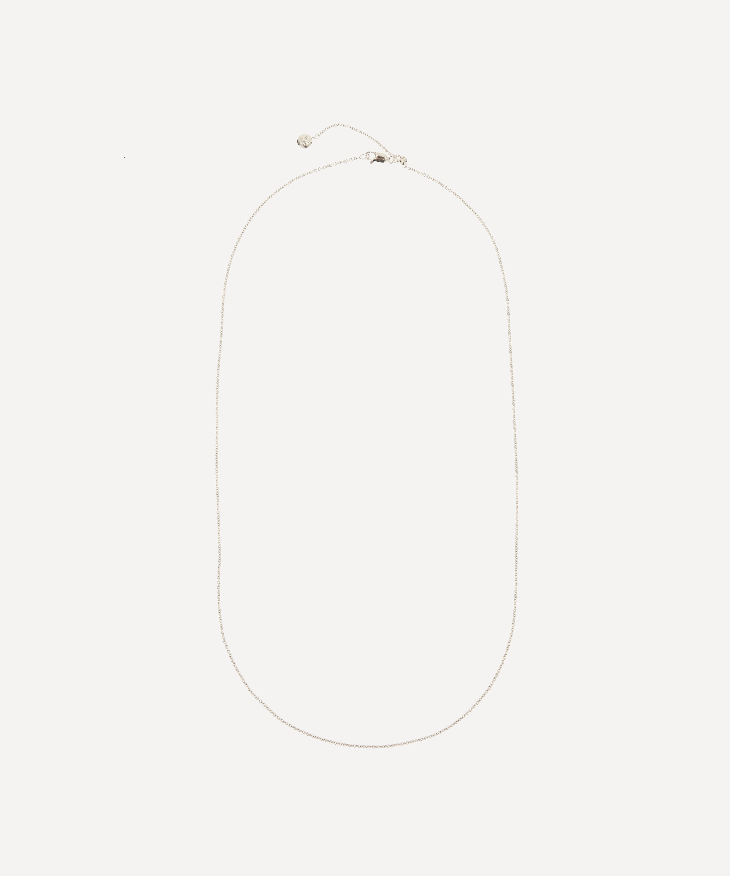Monica Vinader - Silver Fine Chain Necklace image number 0
