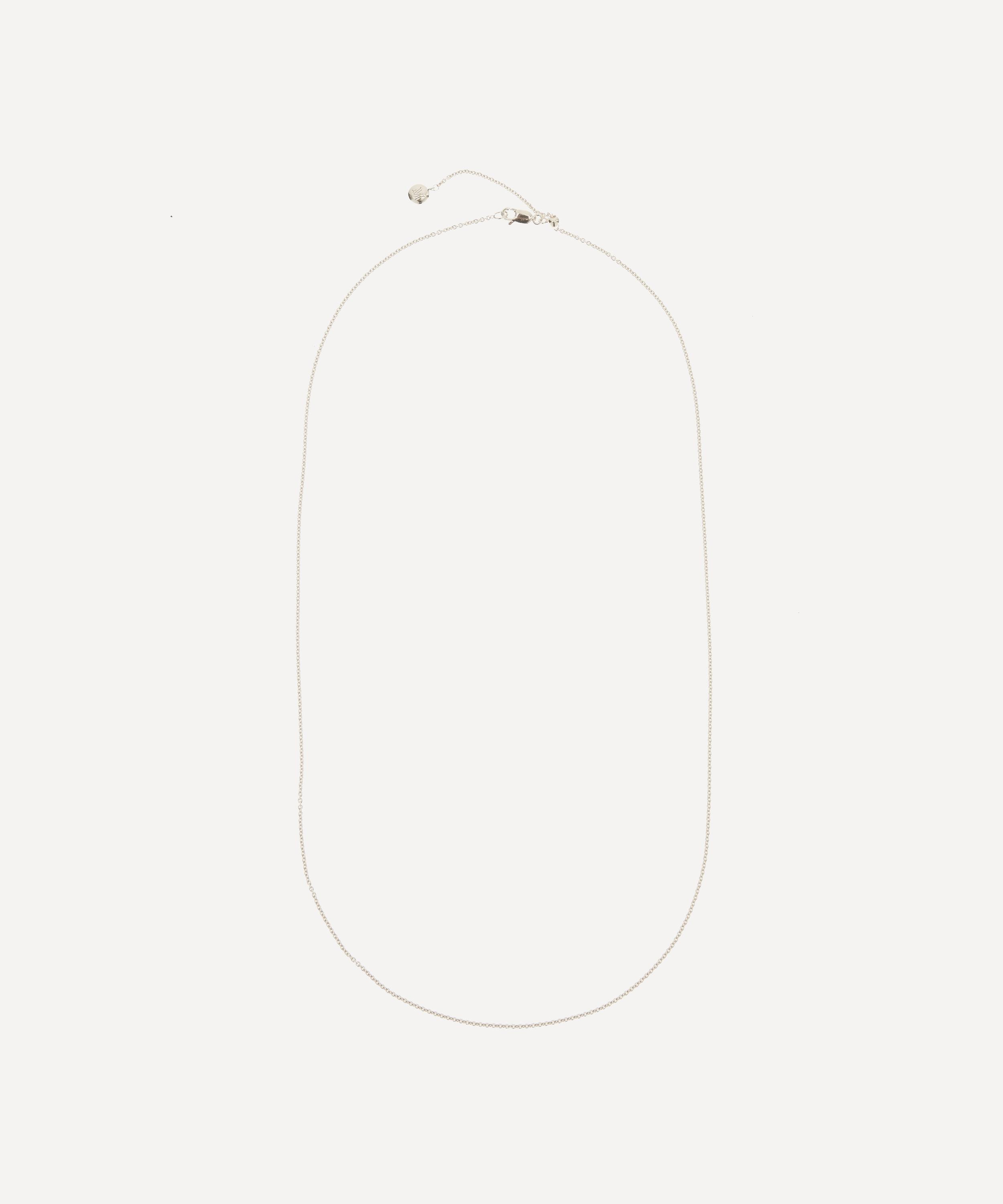 Monica Vinader - Silver Fine Chain Necklace image number 