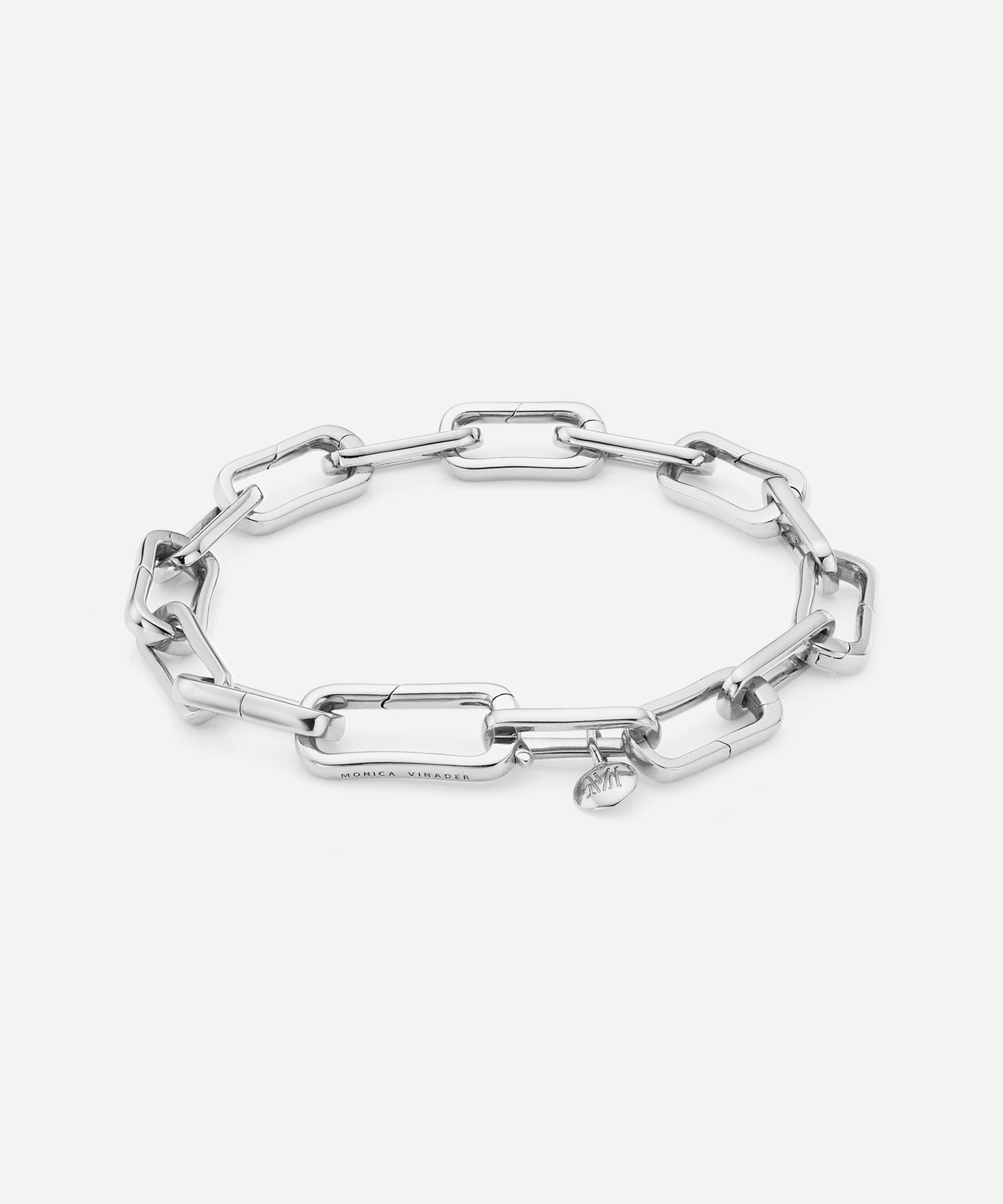 Monica Vinader - Silver Alta Capture Charm Bracelet