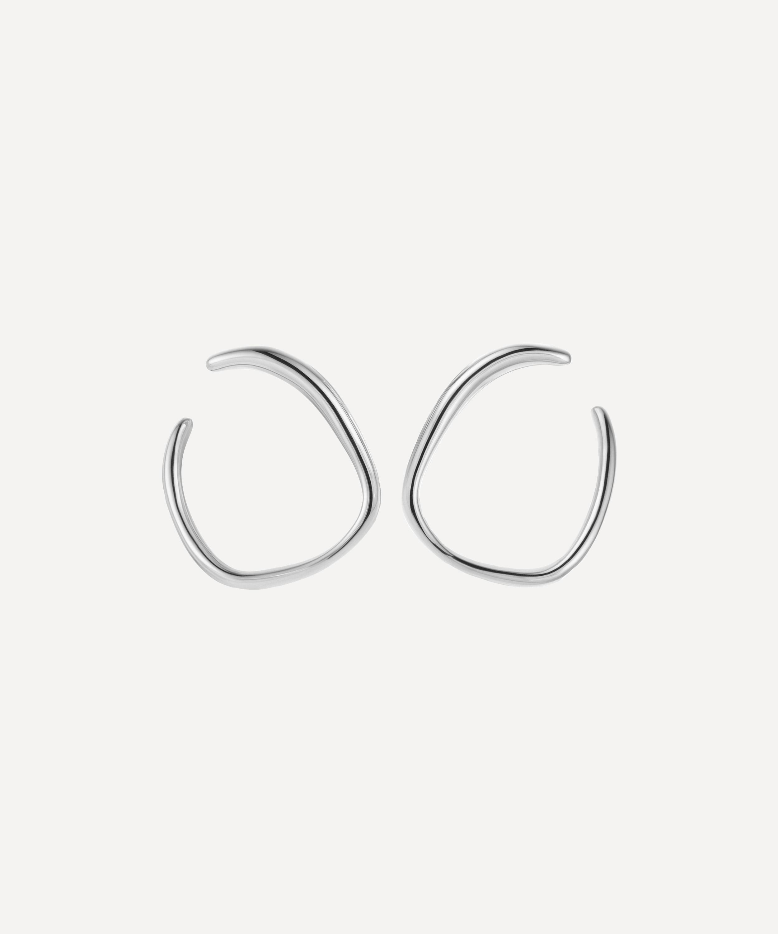 Monica Vinader - Silver Nura Reef Wrap Earrings image number 0