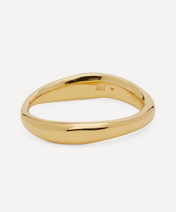 Monica Vinader - Gold Plated Vermeil Silver Nura Reef Stacking Ring image number null