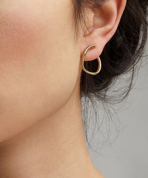 Monica Vinader - Gold Plated Vermeil Silver Nura Reef Wrap Earrings image number 1