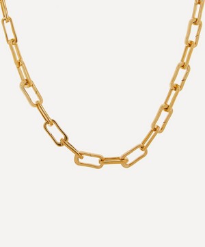 Monica Vinader - Gold Plated Vermeil Silver Alta Capture Charm Necklace image number 2