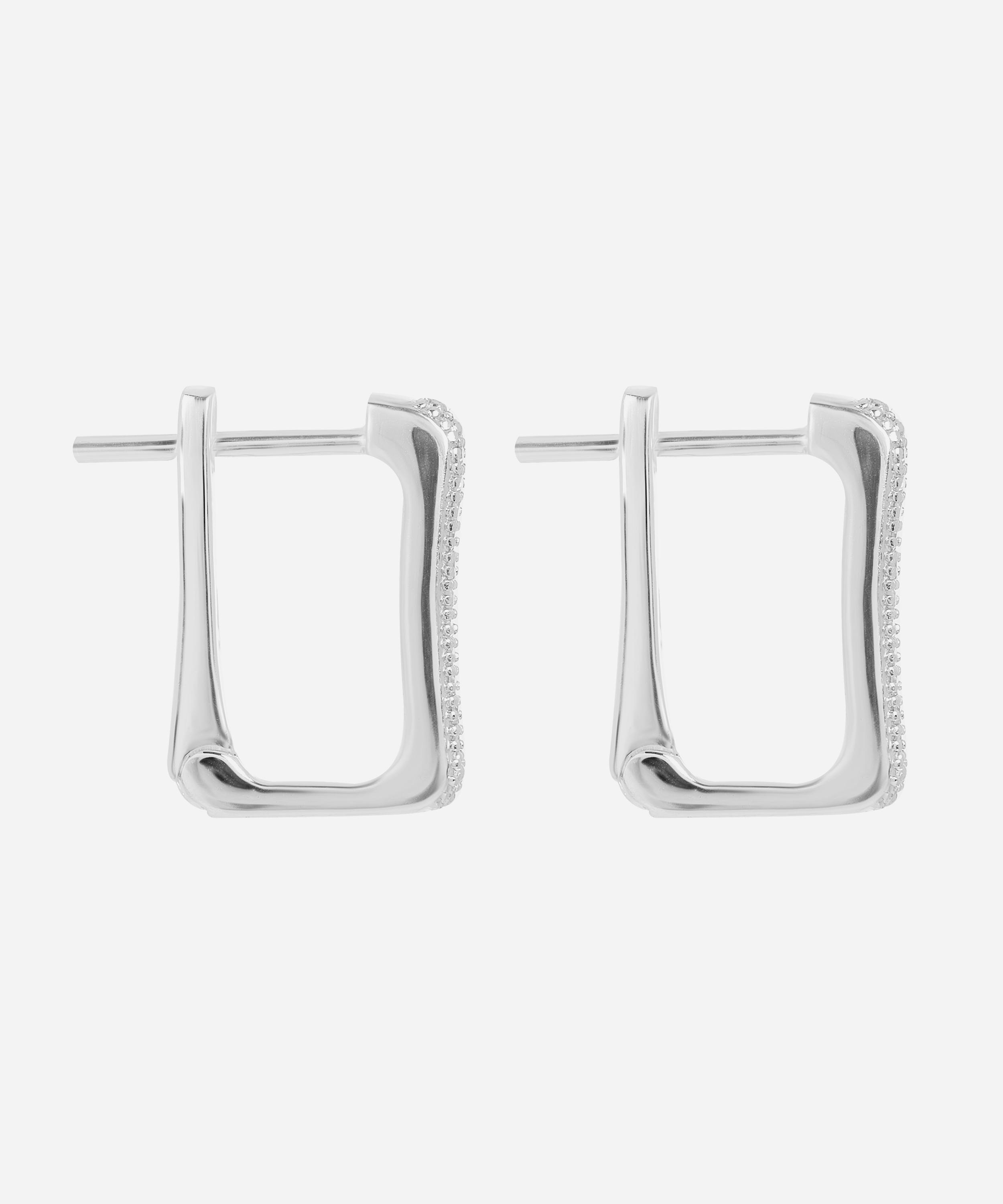 Alta capture deals huggie diamond earrings