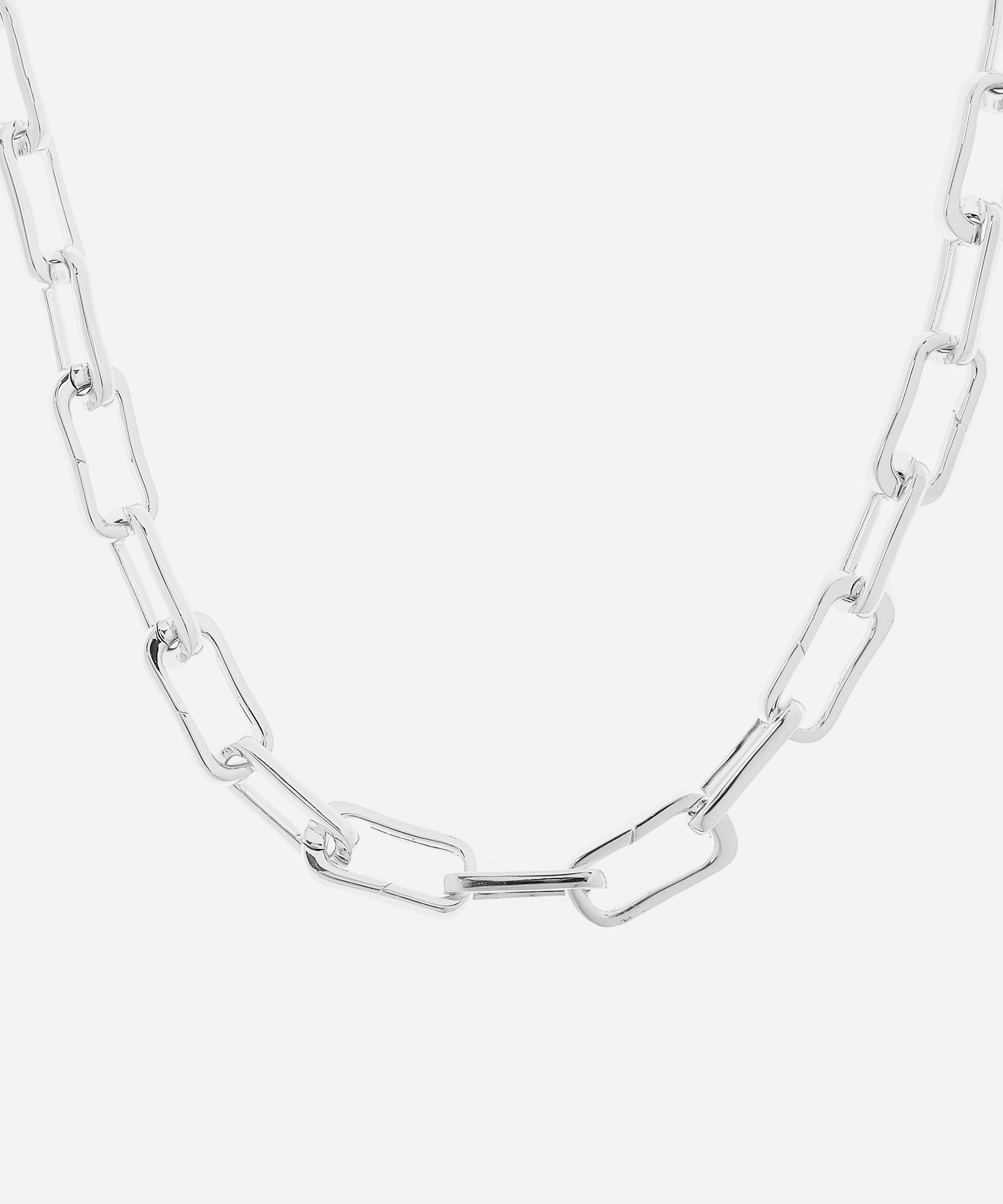 Monica Vinader - Silver Alta Capture Charm Necklace image number 3