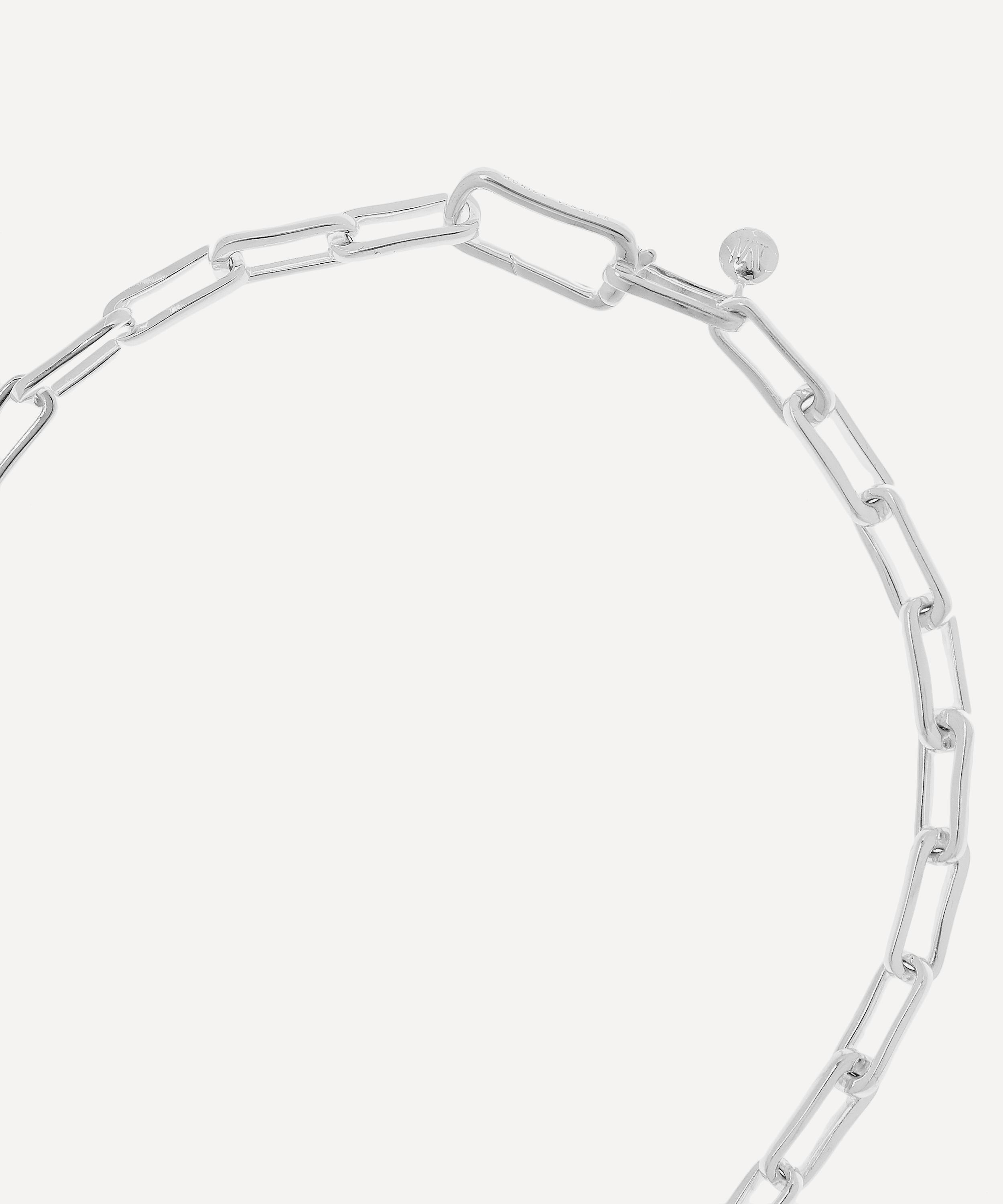 Monica Vinader - Silver Alta Capture Charm Necklace image number 4