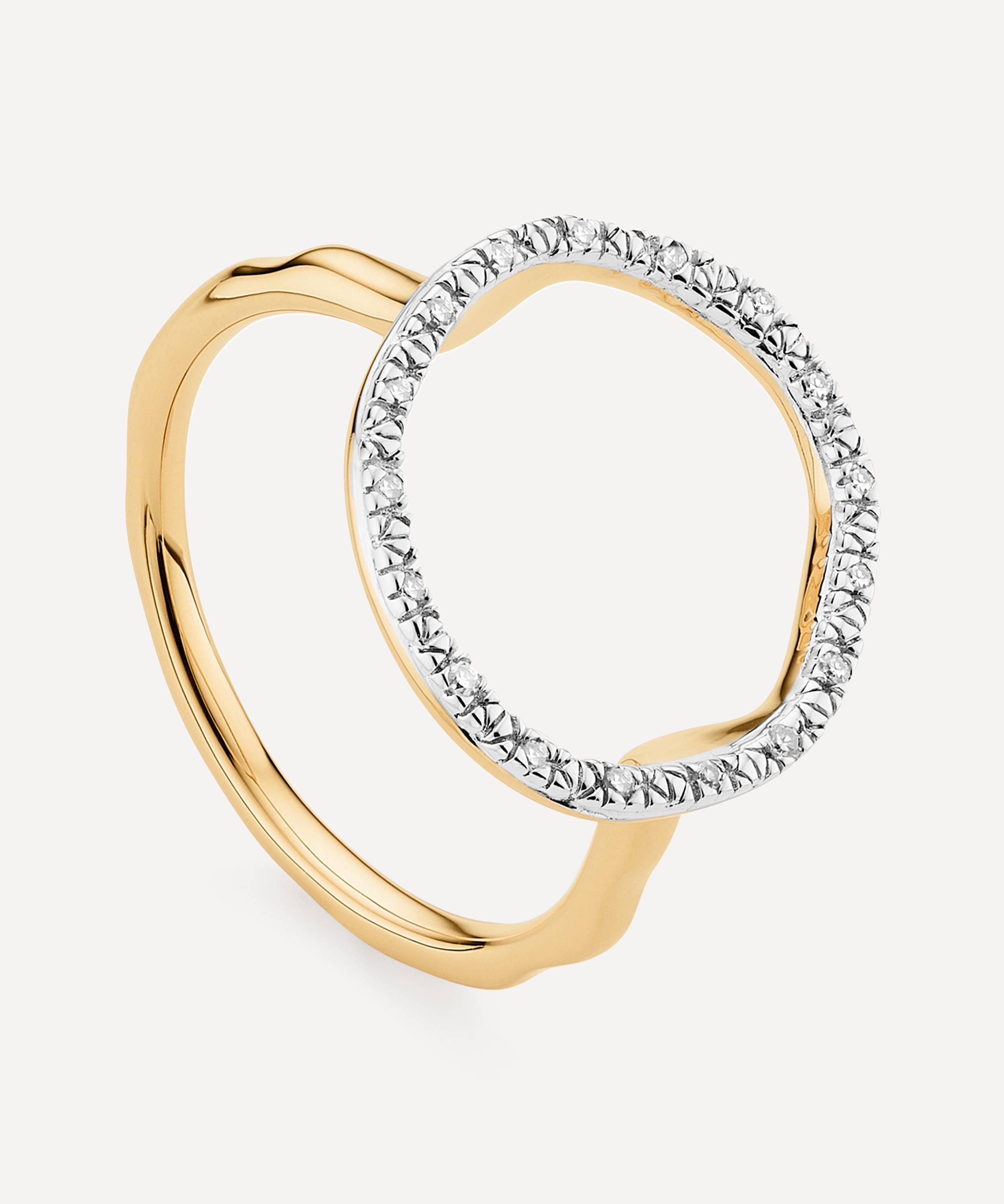 Riva circle outlet diamond ring