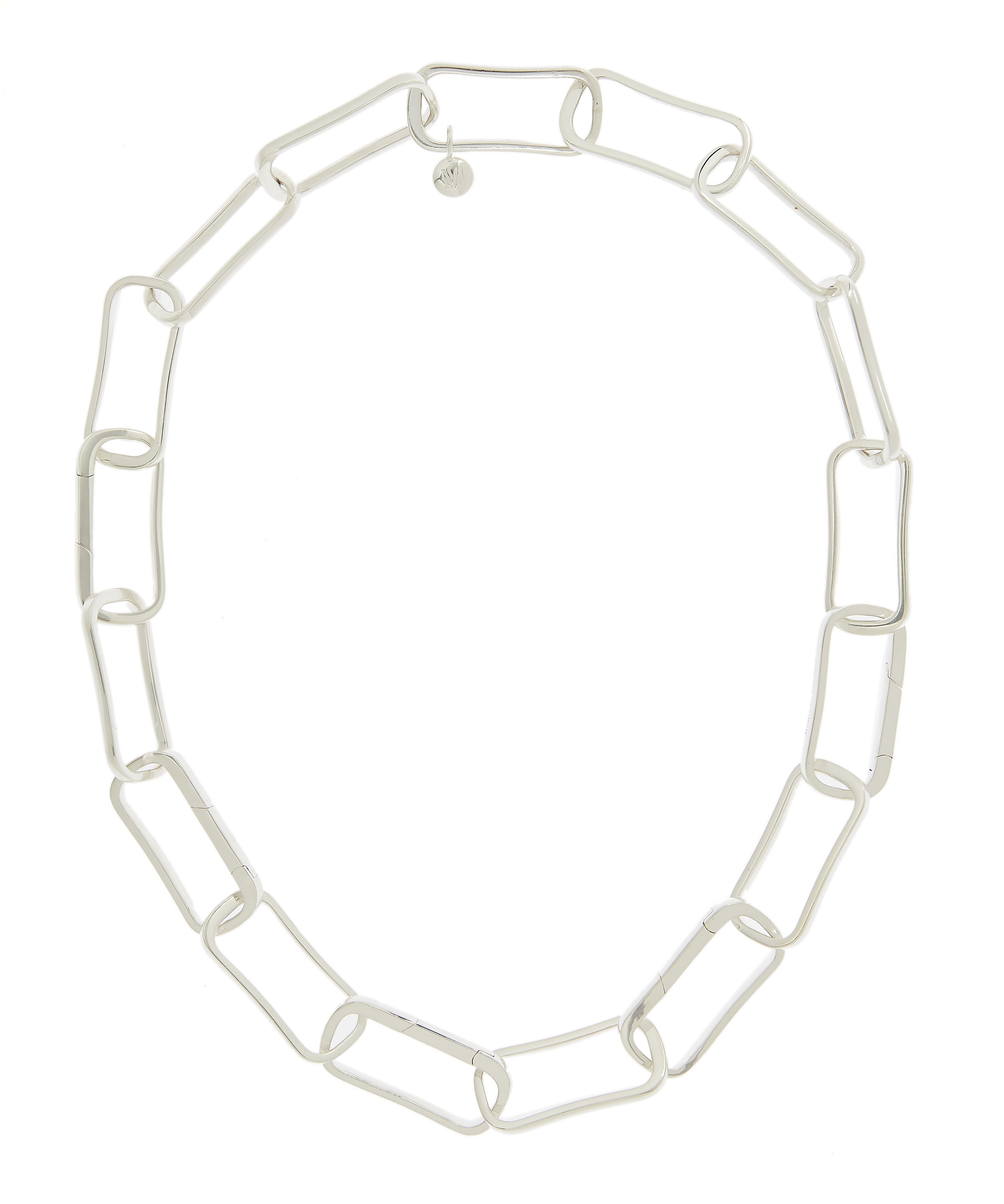 Monica Vinader - Silver Alta Capture Large Link Necklace image number 1