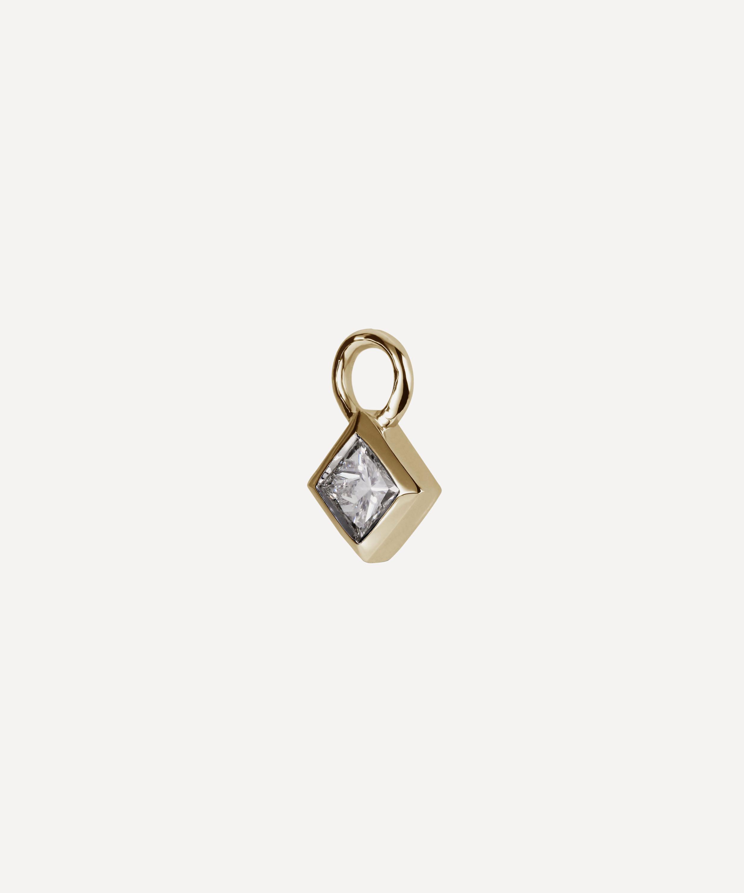 Maria Tash - 18ct 3mm Princess Diamond Charm
