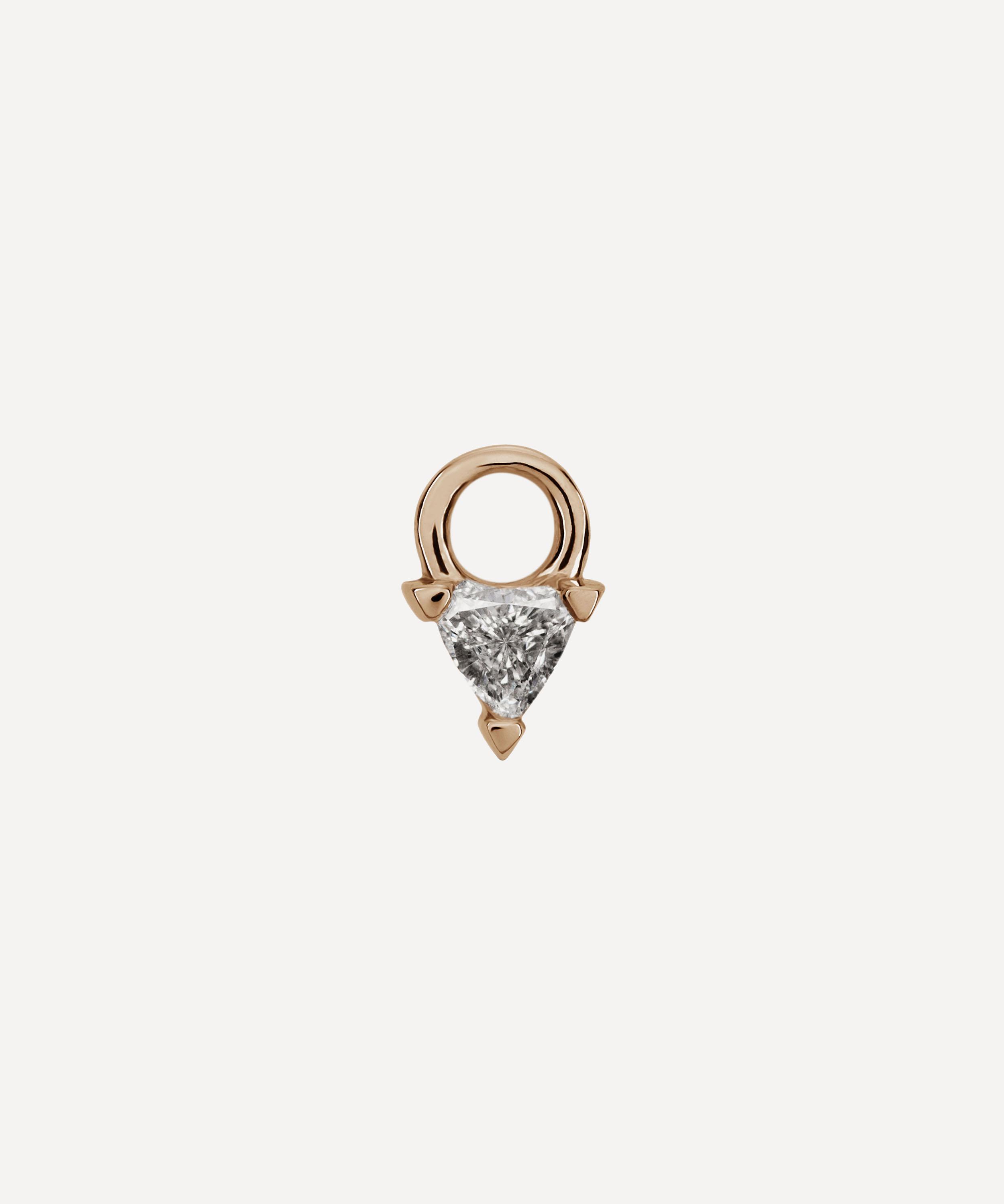MARIA TASH MARIA TASH 18CT 2.5MM DIAMOND TRIANGLE CHARM 000698238