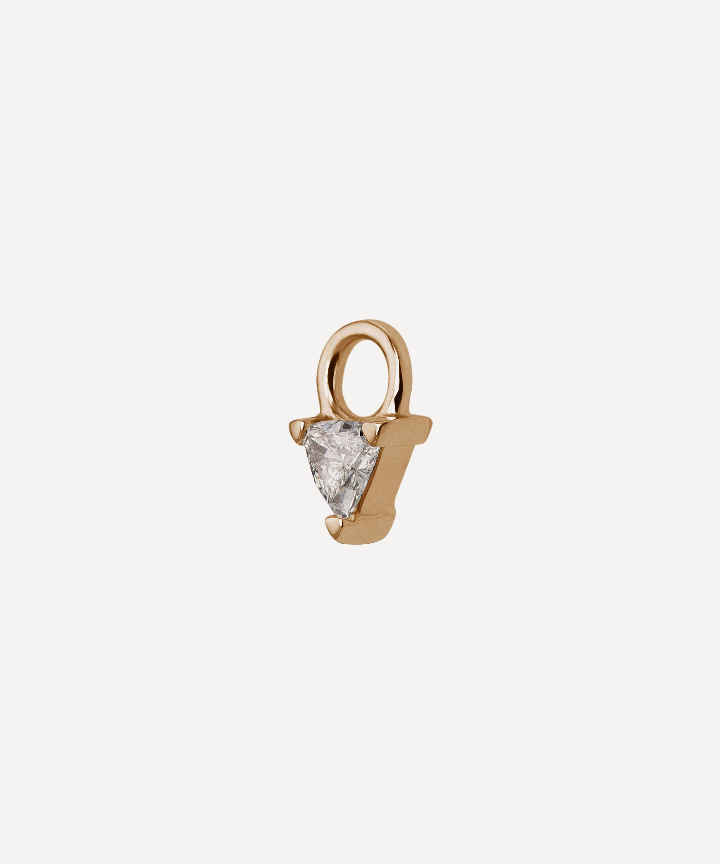 MARIA TASH MARIA TASH 18CT 2.5MM DIAMOND TRIANGLE CHARM 000698238