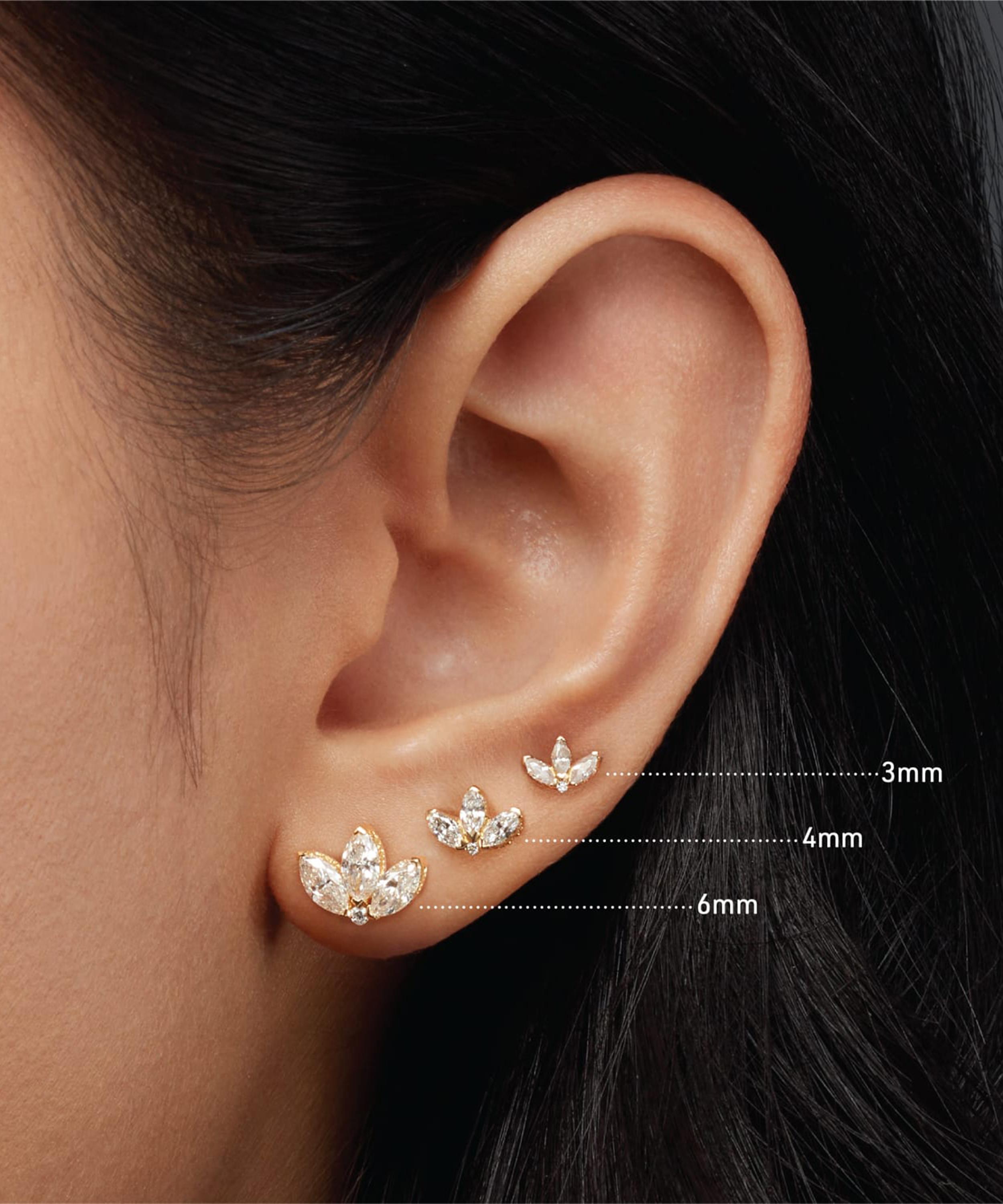 Lotus deals stud earrings