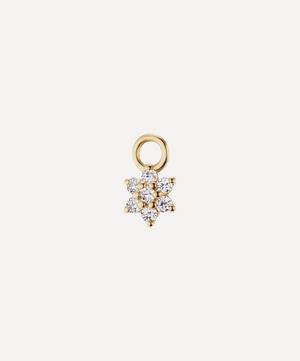 Maria Tash - 18ct 4.5mm Diamond Flower Charm image number 1