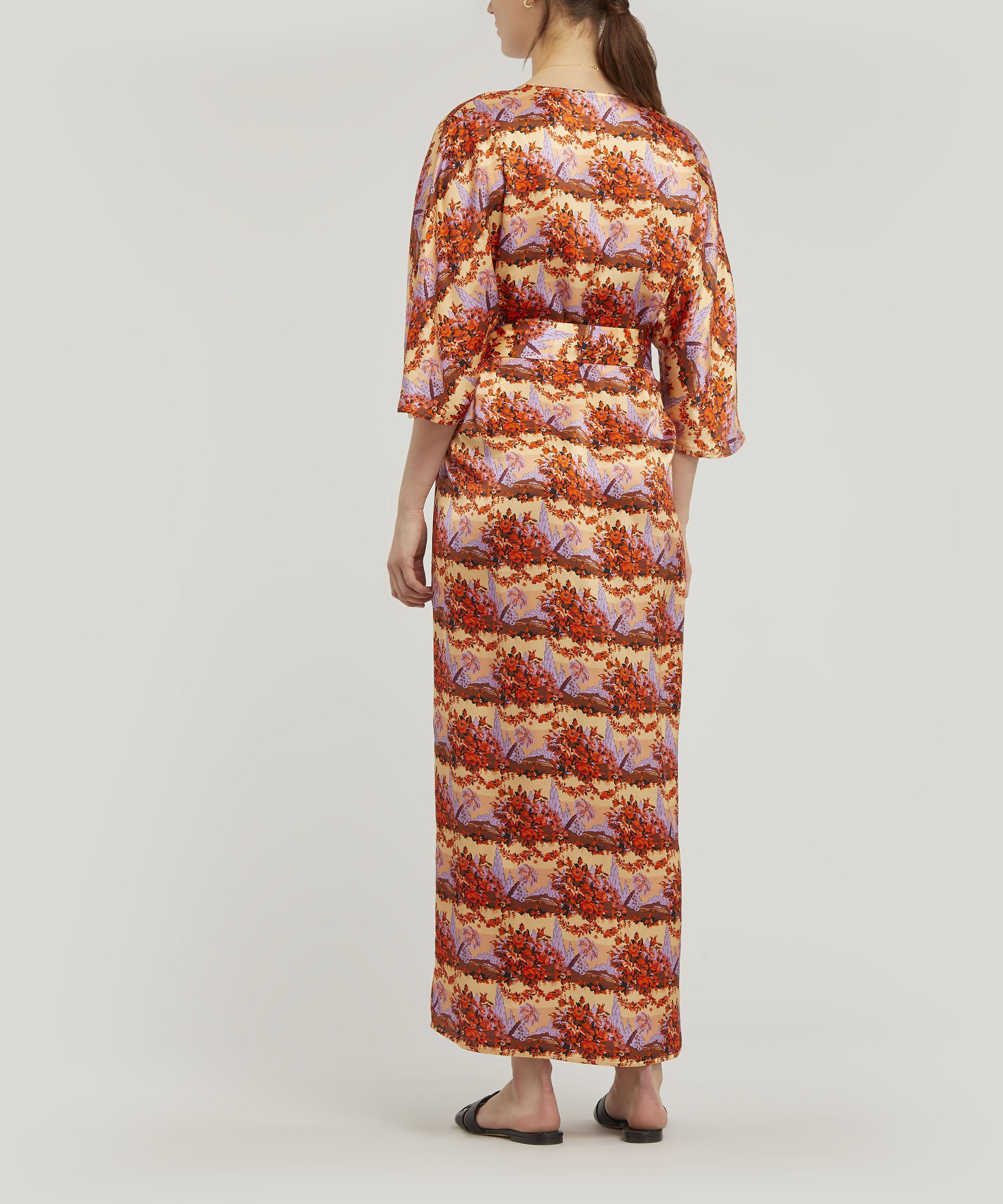 Liberty - Dina Silk Wrap Dress image number 3