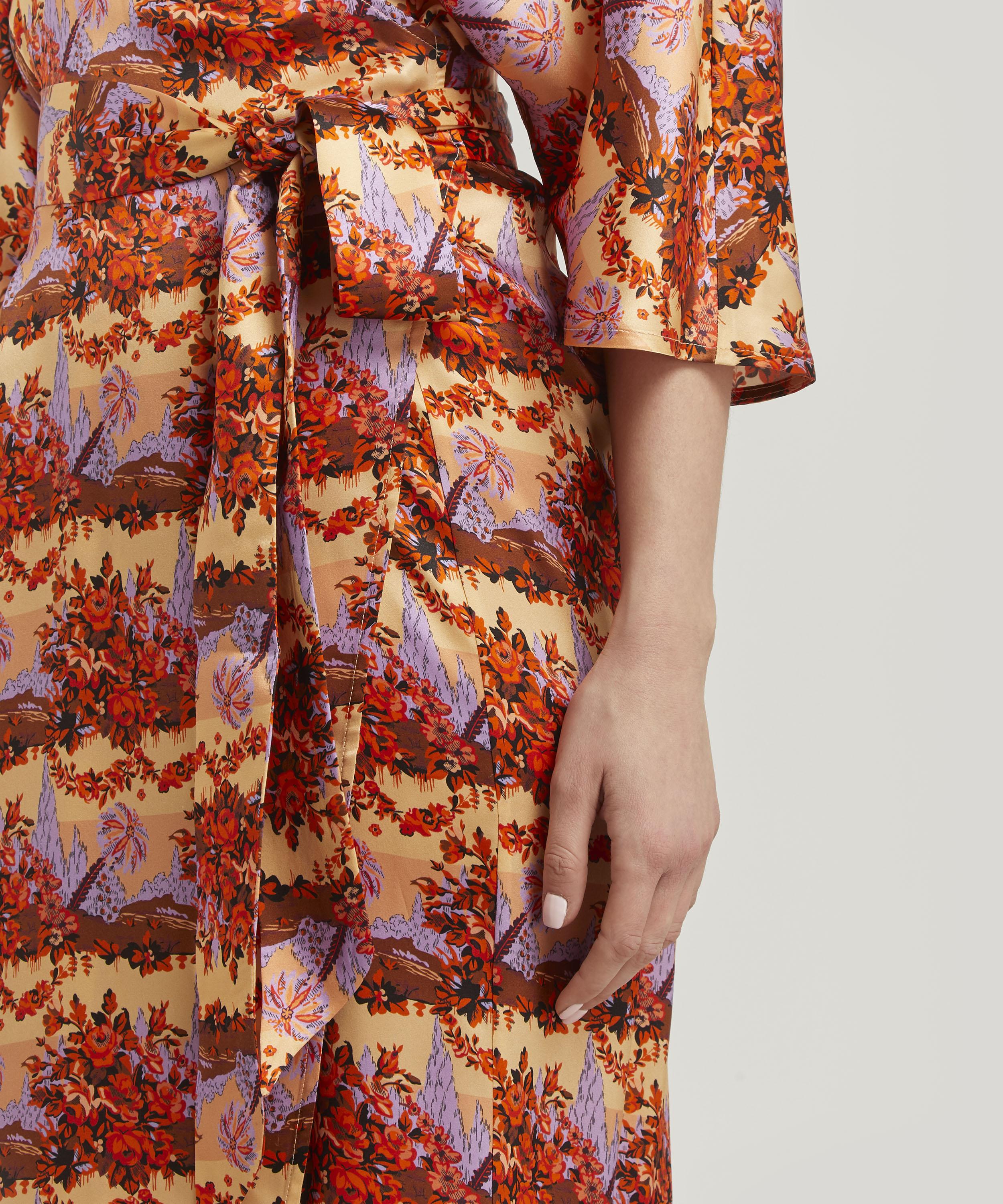Liberty - Dina Silk Wrap Dress image number 4