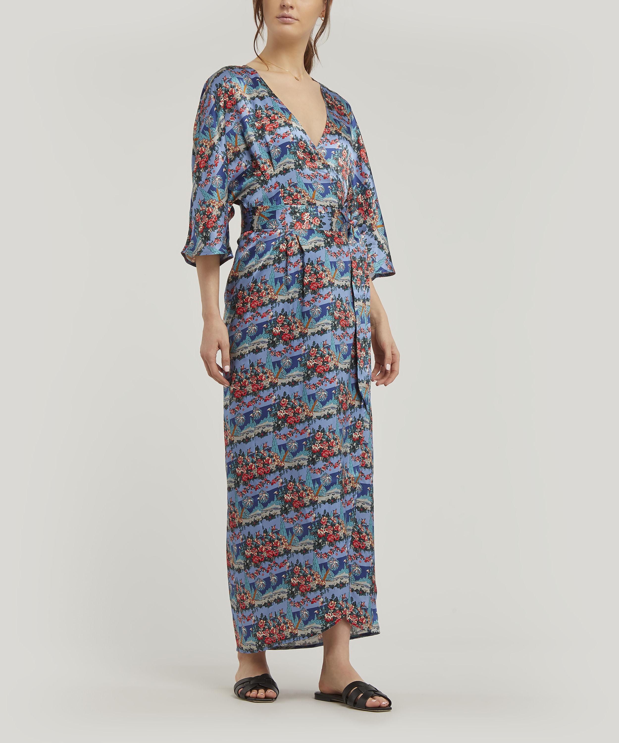 Liberty - Dina Silk Wrap Dress image number 2