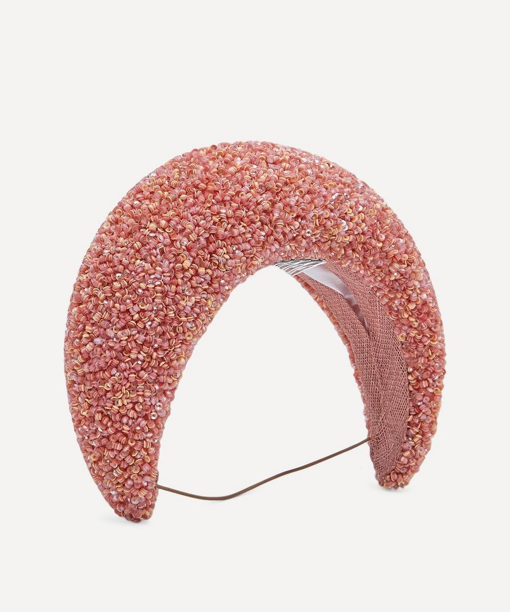 Jane Taylor - Medium Sequin Moon Headpiece