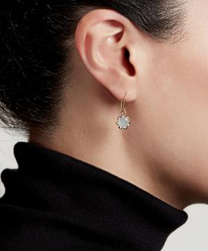 Astley Clarke - Gold Plated Vermeil Silver Paloma Aqua Quartz Drop Earrings image number 1