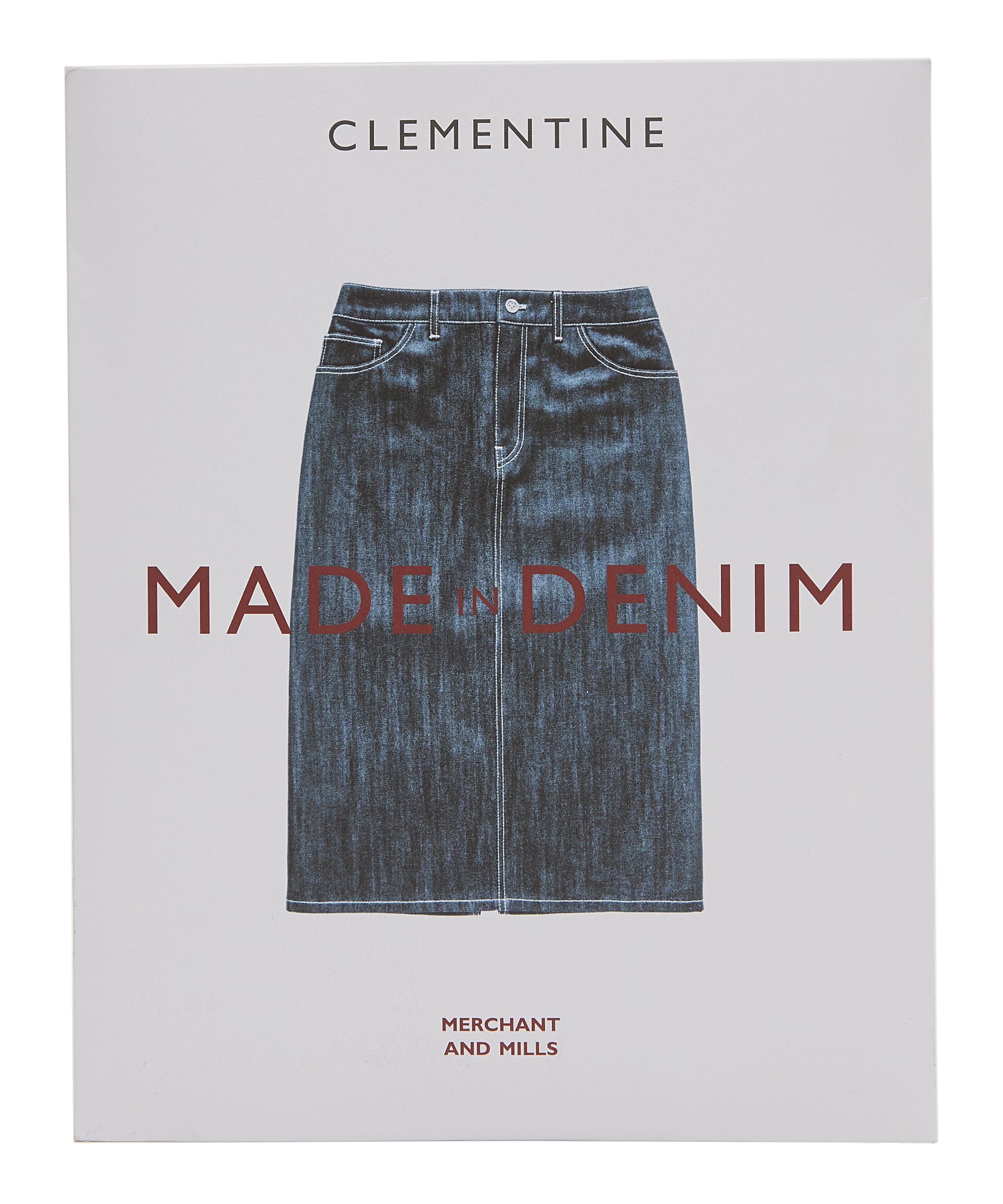 jean skirt sewing pattern