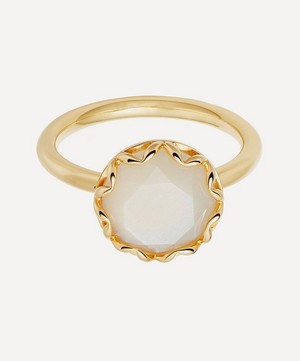 Astley Clarke - Gold Plated Vermeil Silver Paloma Moonstone Ring image number 0