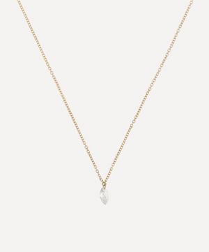 Atelier VM - 18ct Gold Filo Di Luce Marquise Diamond Necklace image number 0